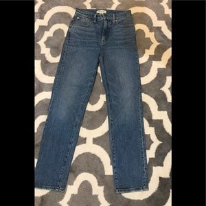 Madewell classic straight jeans